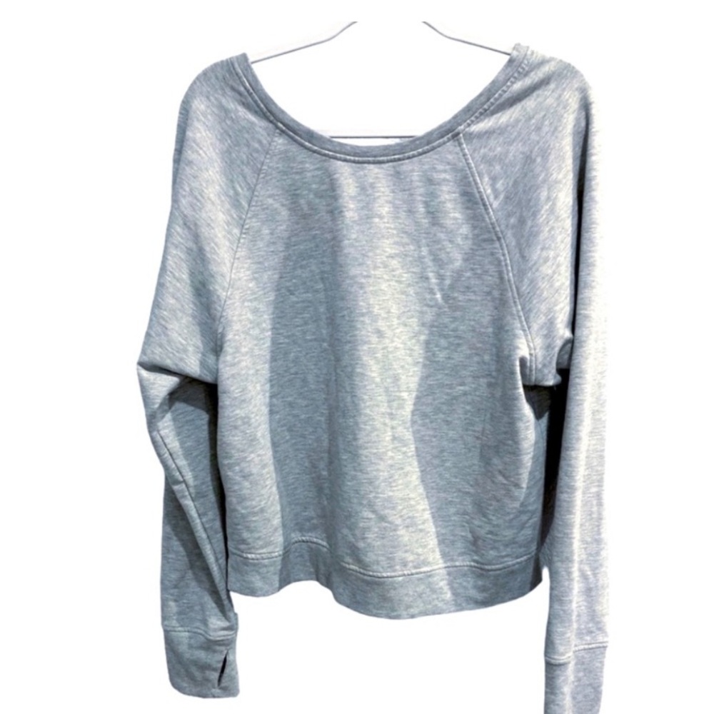 Victoria's Secret Deep Back Athleisure Pullover Sweatshirt Size L